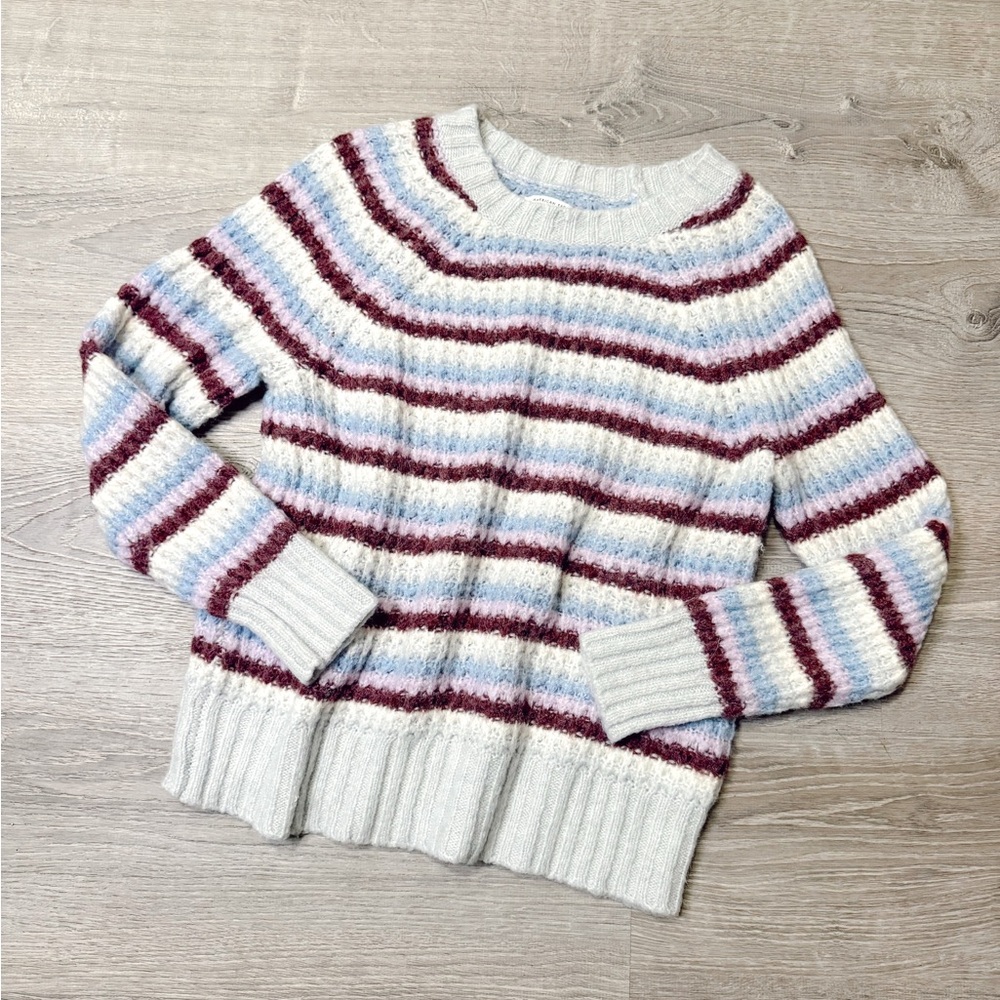 •AMERICAN EAGLE• MULTICOLOR STRIPE SWEATER